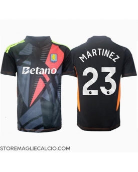 Aston Villa Emiliano Martinez #23 Portiere Maglia Gara Trasferta Repliche 2024-25